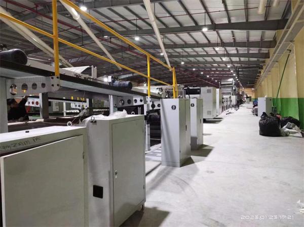 5ply Corrugated Cardboard Production Line for Building Material Shops Electric Heating