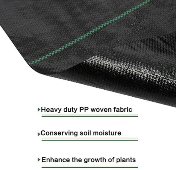 PP ground cover,weed barrier Fabrics, weed mat in strawberry garden, Agricultural weed control pp woven grass mat, 70gsm