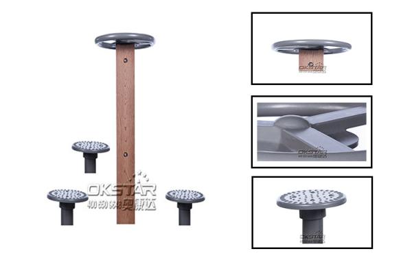 china outdoor park gym equipment  waist exercise equipment