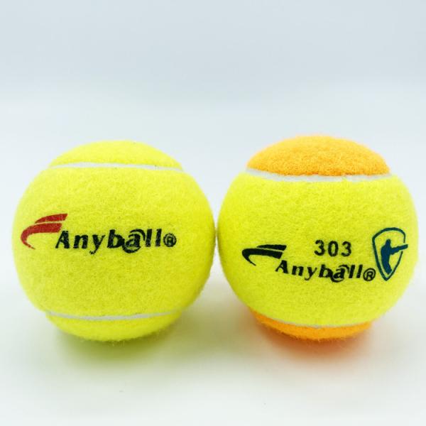 Rubber Training Fetch Tennis Racket Ball Pet Safe Dog Tennis Ball