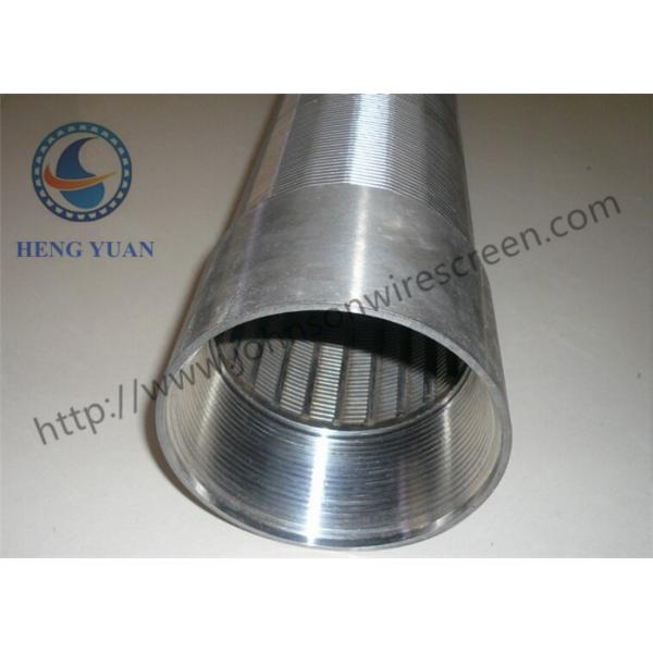Tpi Couplings Wound 304L Wedge Wire Screen Pipe For Filteration