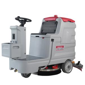 Motorized Floor Scrubber Dryer Ride On 85L Recovery Tank