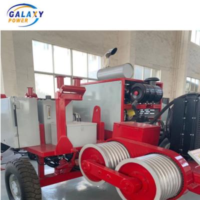 Extrator 4 Ton Transmission Line Stringing Equipment do cabo de 138KV OPGW