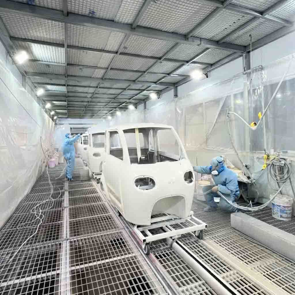 Big Size Spray Booth for Vehicle Bodies & Large Components