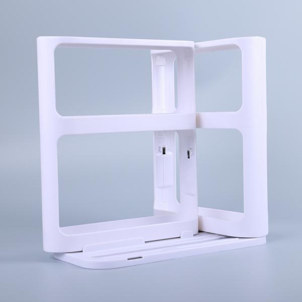 Convenient Rotation 2 Tier Rotating Spice Rack for Pull Out Kitchen Cabinet Storage