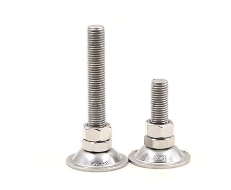 M12x1.75 60mm Stainless Steel Adjustable Feet Threaded Glide Supporting Foot