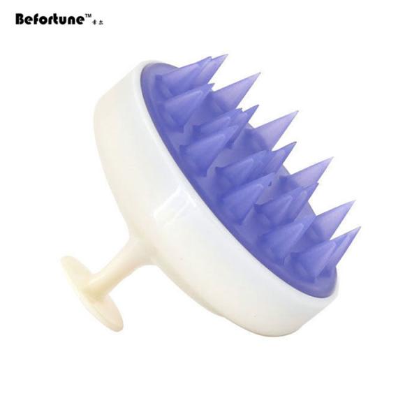 Silicone Hair Scalp Massager Shampoo Brush , BF6006 Head Massage Brush