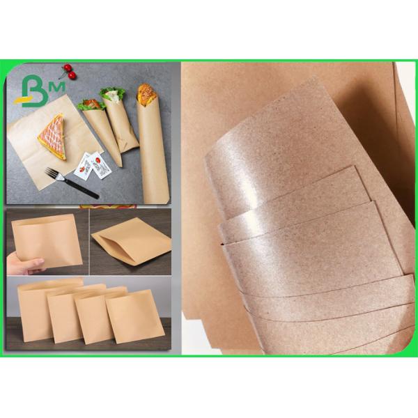 Papel de embalagem Natural revestido poli Rolls 1 50gsm lateral para o envolvimento de alimento