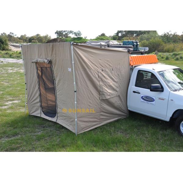 Canvas Camping Tent with Side Awning Four-Season and Breathable Fabric