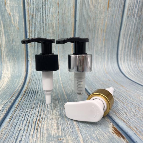 24/410 Gold Aluminum closure 28/410 Silver Aluminum closure lotion pump twist lock  XY01-4