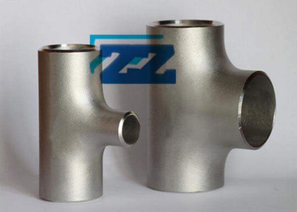 ASTM A815 Duplex Stainless Steel Pipe Tee , UNS S32750 Elbow Tee Pipe Fitting