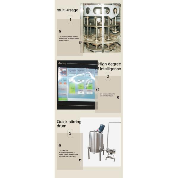 Custom Automatic Wafer Production Line 35 Pieces 5 Meters Long Baking Tray