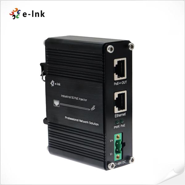 Промышленный 5G 95W 802.3bt PoE++ инжектор (12 ~ 48VDC)