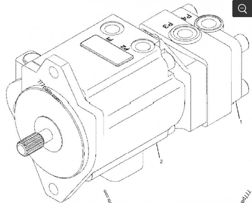 CAT 301.6C 301.8C Hydraulic Main Pump PVD-00B-16P-6AG3 For Mini Excavator Parts 2417971 241-7971 2710907 271-0907