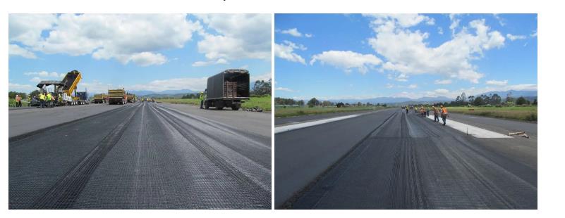 Асфальт покрыл Geotextile Geogrid стеклоткани для подкрепления дороги