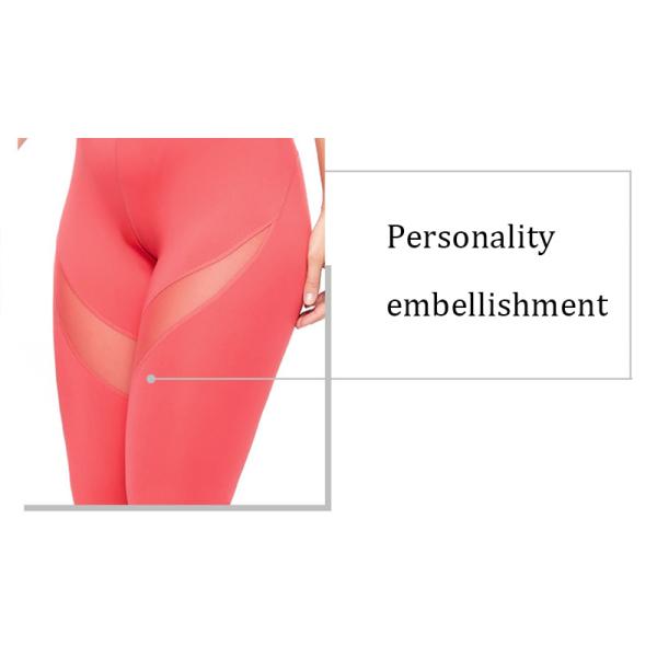 Nude Plus Size Peach Lift Leggings Elastic Polyester Women'S Workout Apparel
