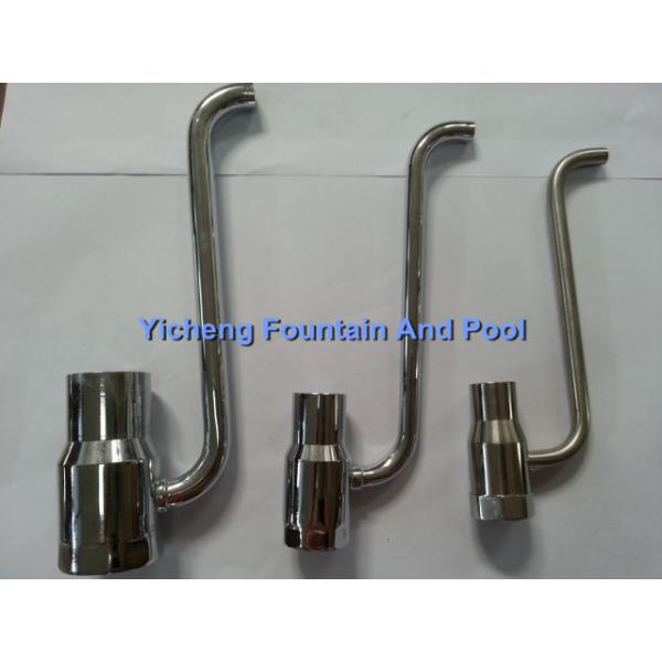 Brass / Stainless Steel Foam Fountain Nozzle Heads Landscape Water Fountains Heads