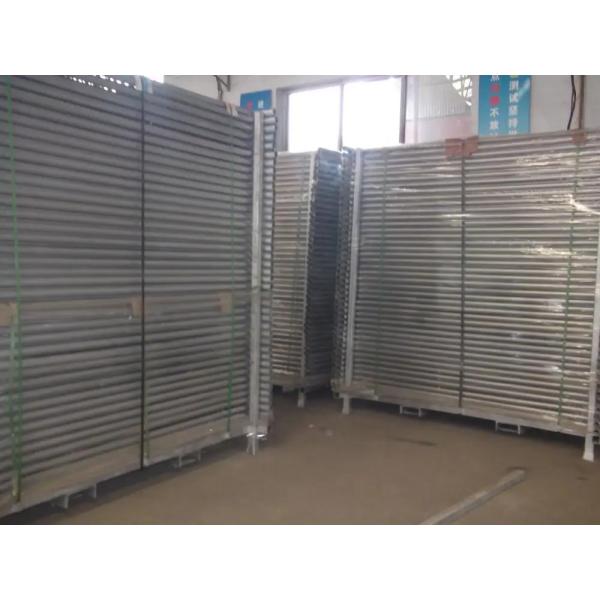 Nature Pressure Treated Wood Temporary Metal Fence Panels with 32*1.5mm Frame Post