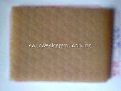 Seixo da folha da sapata durável antiderrapante da borracha natural o único textured o lado inferior
