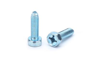 Zinc Plated Steel Phillips Drive Hex Head Thread Forming Screws Swageform Screws