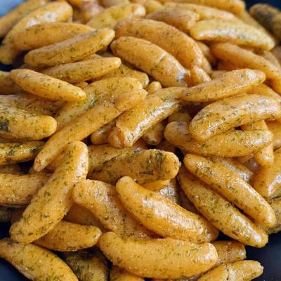 Crescent Shape Japanese Rice Crackers soprou biscoito do arroz da alga