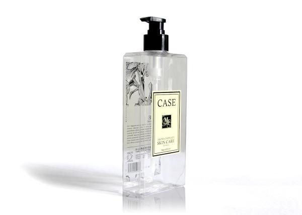 480ml Decorative Shampoo And Conditioner Bottles , Clear Plastic Refillable Shampoo Bottles