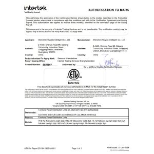 Shenzhen Gaost Hardware Co.,Ltd Certifications