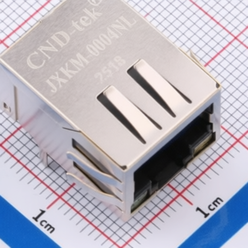 RJ45 Jack Connector CND-tek JXKM-0004NL P-CND Low Profile Design for PCI Express IEEE 802.3 Standard