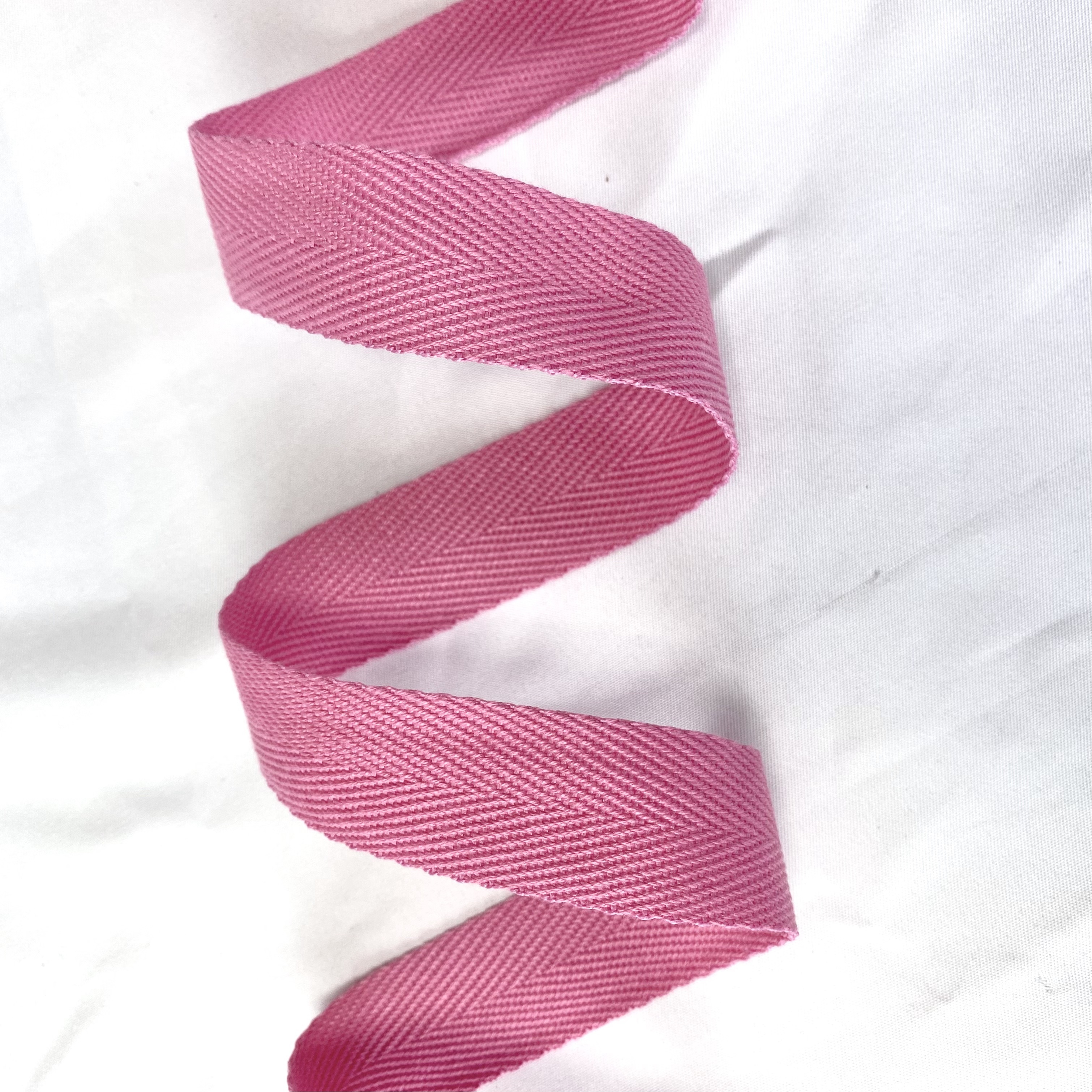 Herringbone polyester-cotton webbing Various colors Backpack strap Belt Handbag strap