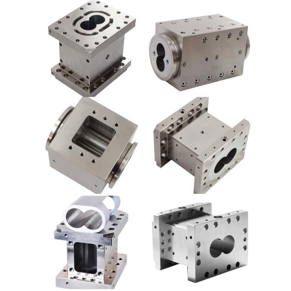 PVC Plastic Extruder Screws And Barrels Twin Screw Extruder Elements ISO Certification