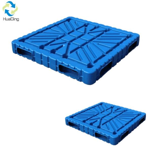 HDPE Material HUADING 48*48 Industrial Blowing Moulding Plastic Storage Pallets