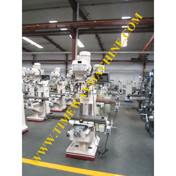VERTICAL Turret Milling Machine M330A with R8 Spindle Taper and 330x1370 Table Size