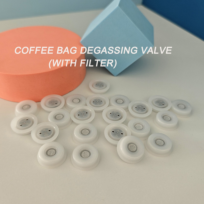 Composite Pouch Breather Valve | PE Flexible Packaging Vent Valve | HDPE One-Way