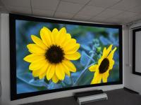 O cinema de ROHS curvou a tela do quadro fixo, telas fixadas na parede para projetores