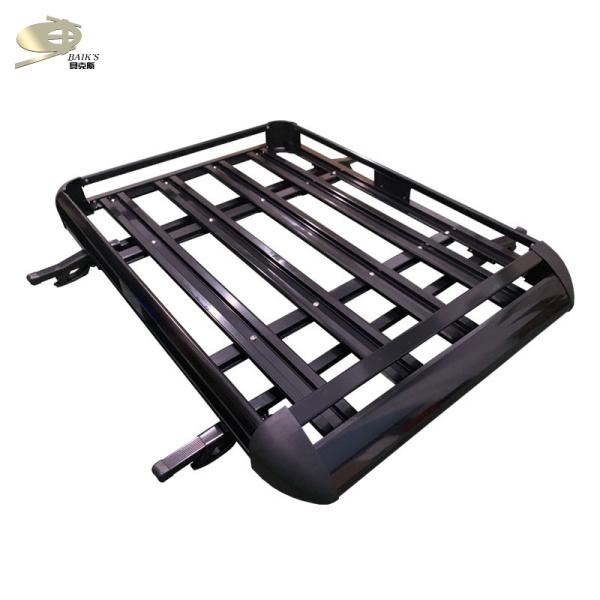 Thickened Aluminum Alloy Car Roof Rack Double Layer Luggage Frame Basket