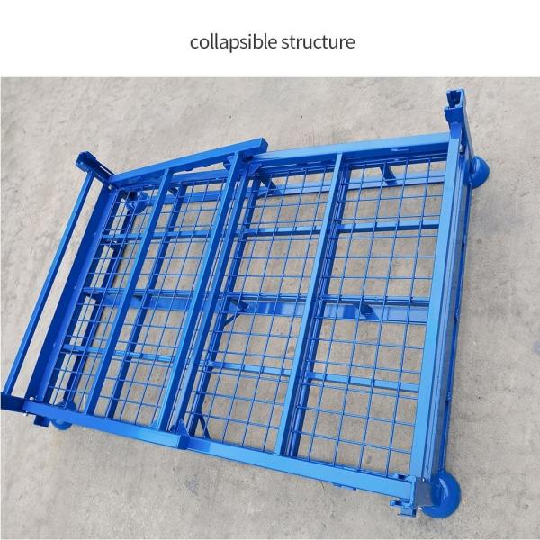 Scale Heavy Duty Warehouse Storage Foldable Stackable Stillage with Adjustable Design