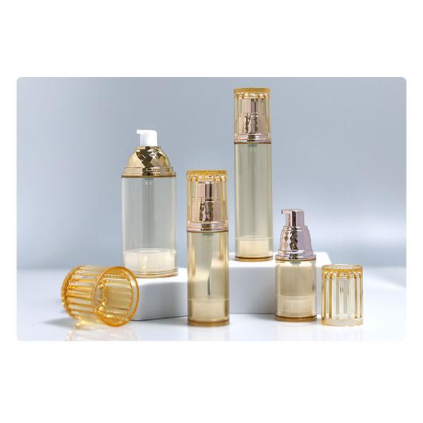 AS Collar 20lm 30ml 50lm Airless Pump Spray Bottle for Sunscreen and Vacuum Cream Pump Bottle in Cosmetic Packaging