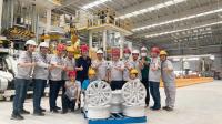 O forjamento de alumínio feito à máquina da roda, OEM 6061 T6 de Kingrail moldou as bordas de alumínio