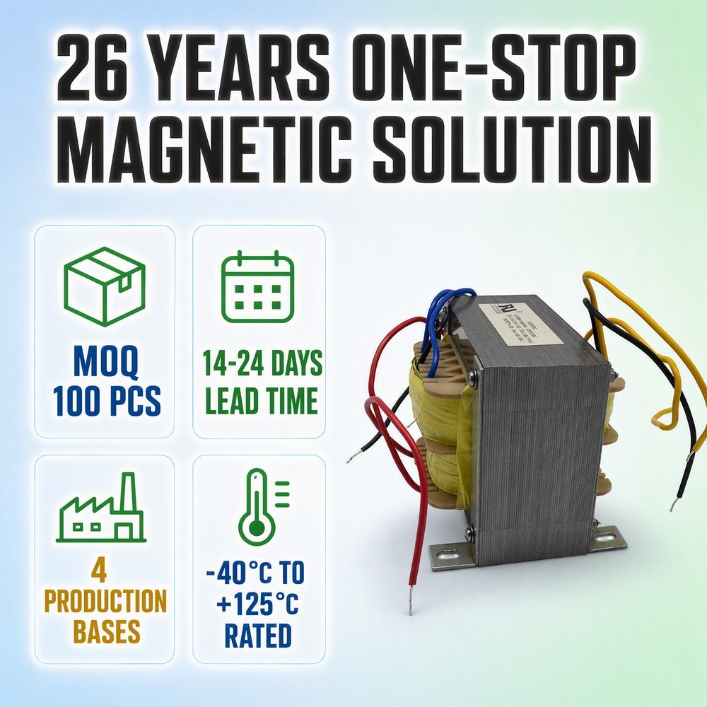 Custom EI114 Single Phase Control Transformer For Industrial Machine Control