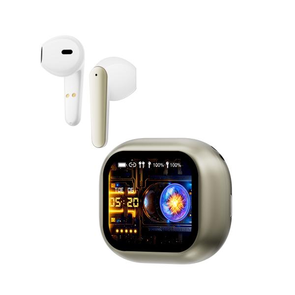 Wireless Headphones Color Screen Noise Reduction Earphones Real-time Information