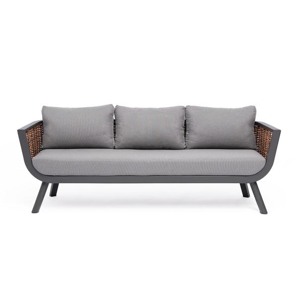 Conjunto de móveis de jardim de rotão PE