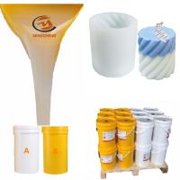 Tinta branca curada RTV-2 borracha de silicone para moldes de cera de velas
