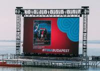 L'affichage de location Digital d'écran extérieur de P2.6 SMD1415 facile démontent