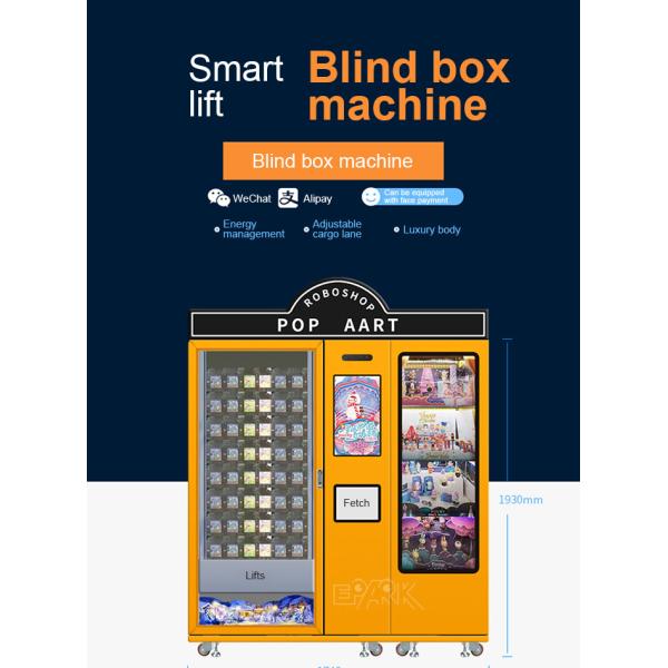 Smart Luxury Blind Box Toy Vending Machine With Touch Screen