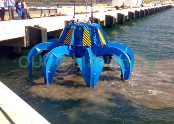 Orange Peel Hydraulic Rotating Grapple Good Stability Reliable Operation
