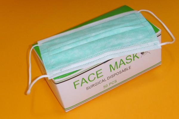 Custom Green Medical Face Masks , Disposable  Face Mask  Eco Friendly