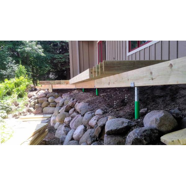 Pilas helicoidales de alta calidad para cimientos y construcción