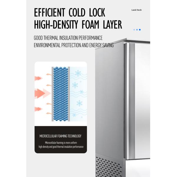 2.2kw Commercial Refrigeration Equipment 8 Layers SS Air Cooling Blast Freezer