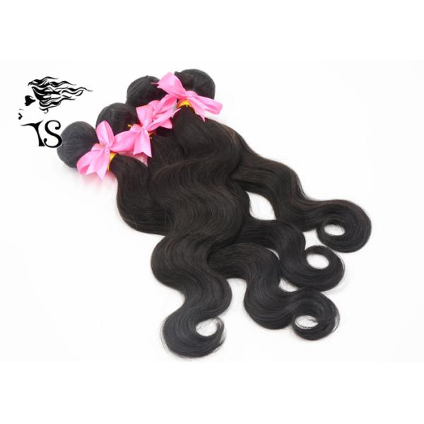100% Indian Remy Human Hair Extensions for Black Women 4 Bundles Body Wave