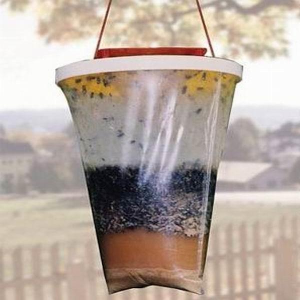 Newest outdoor fly trap disposable fly trap for farm gardon